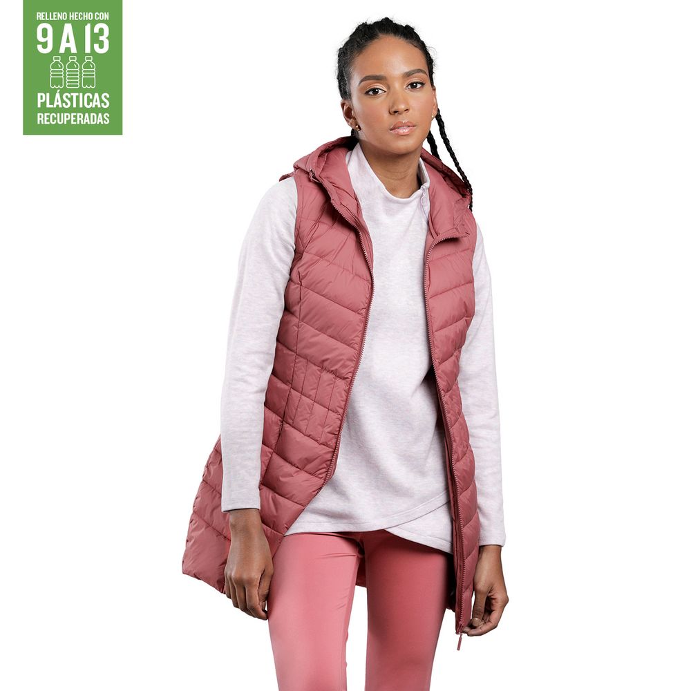 Chaleco Impermeable para Mujer Color Rosa Talla XL