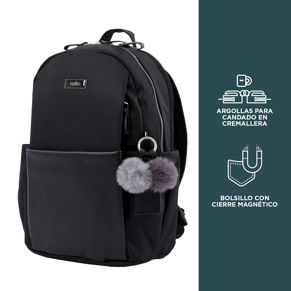 Mochila Ergonómica Adelaide 2 con Porta Portátil - Totto - tottobo