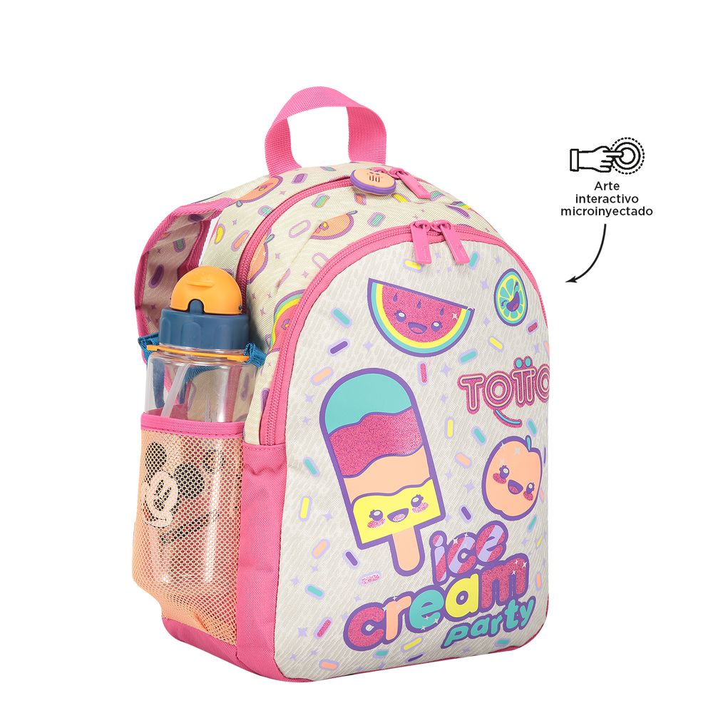 TOTTO Mochila Escolar Niña Ice Fruit S