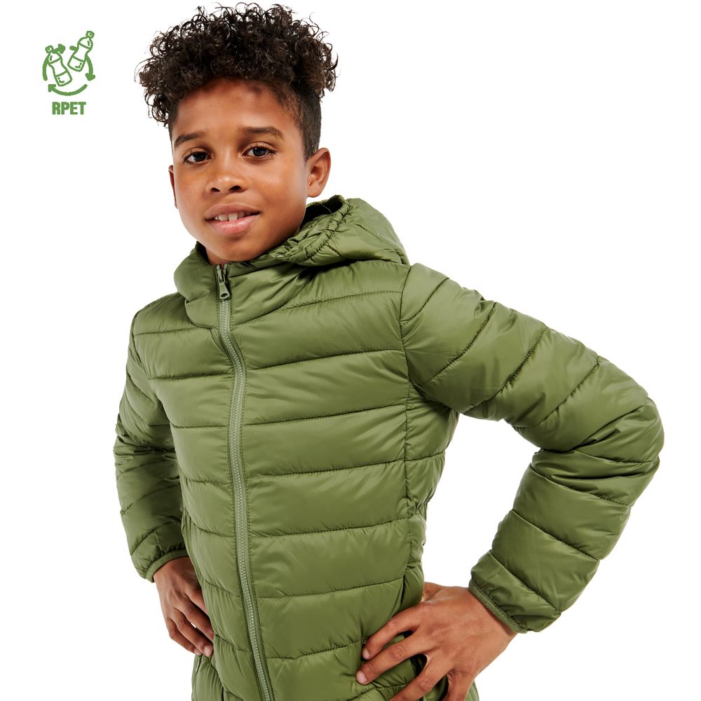 Chaqueta encerada con cremallera con osito bordado Verde musgo GAP KIDS da  Chico