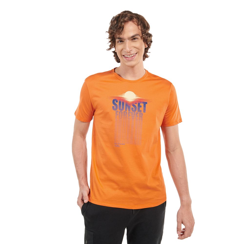 Camiseta para hombre naranja Atena XXL Totto tottobo